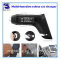 3 IN 1 Dual port uk smart car battery charger with belt cutter